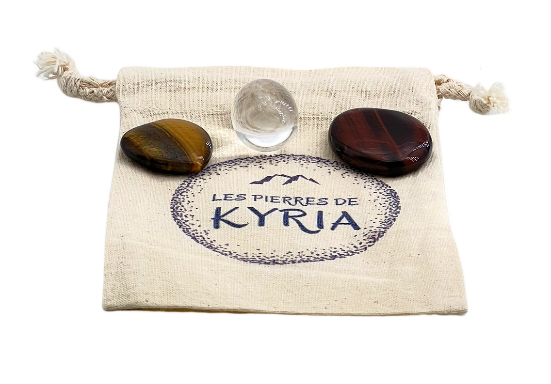POCHON OEIL DE TIGRE OEIL DE TAUREAU OEUF CRISTAL DE ROCHE LES PIERRES DE KYRIA (5)