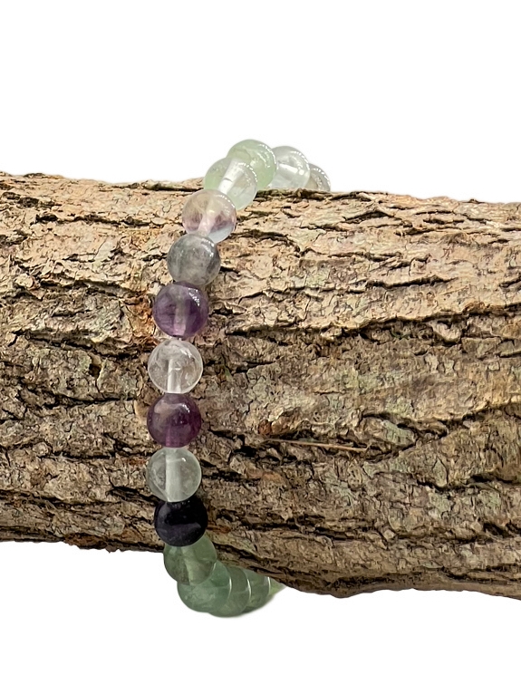 BRACELET FLUORINE FLUORITE 8MM LES PIERRES DE KYRIA (2)