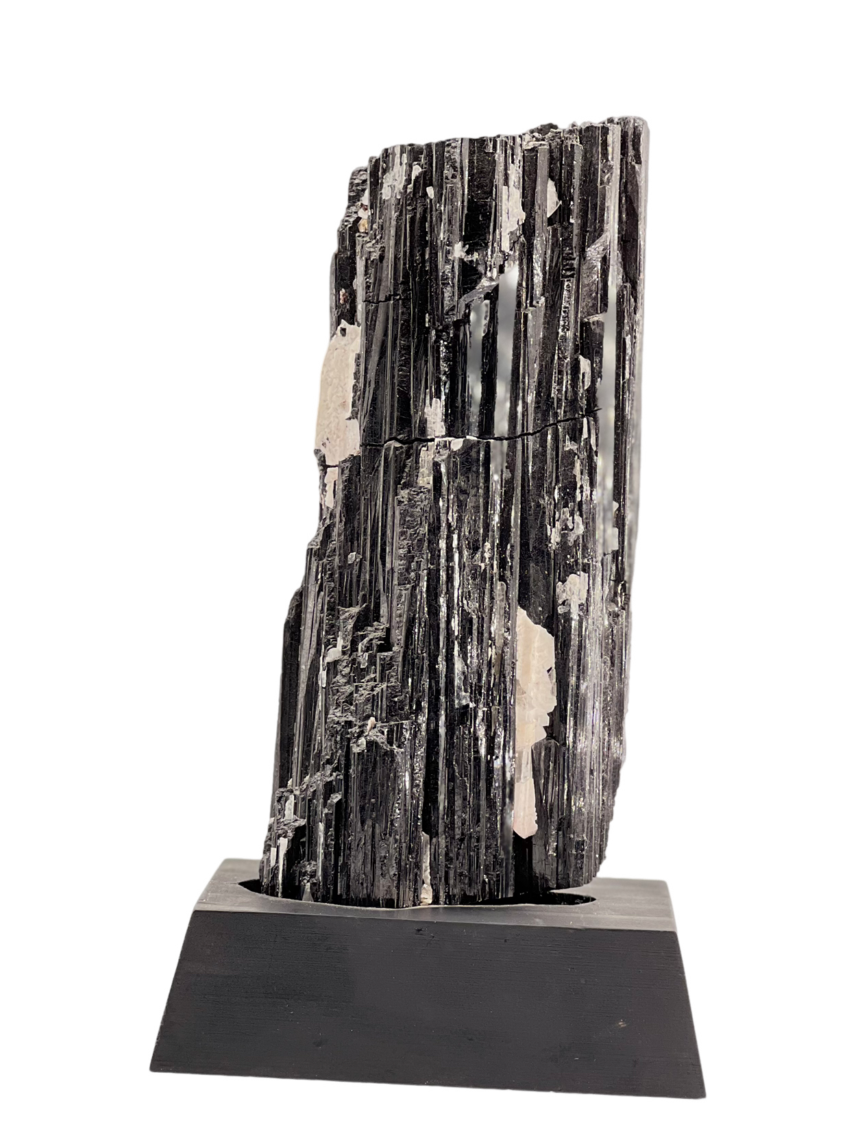 TOURMALINE NOIRE BRUTE SUR SOCLE QUALITE SUPER EXTRA 1.2KG LES PIERRES DE KYRIA (6)