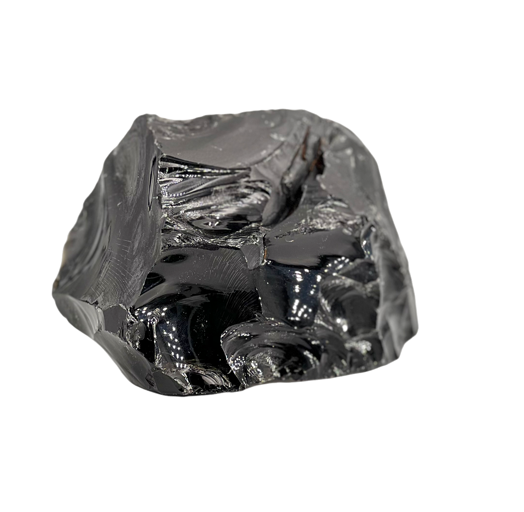 OBSIDIENNE NOIRE BRUTE 1.031KG LES PIERRES DE KYRIA