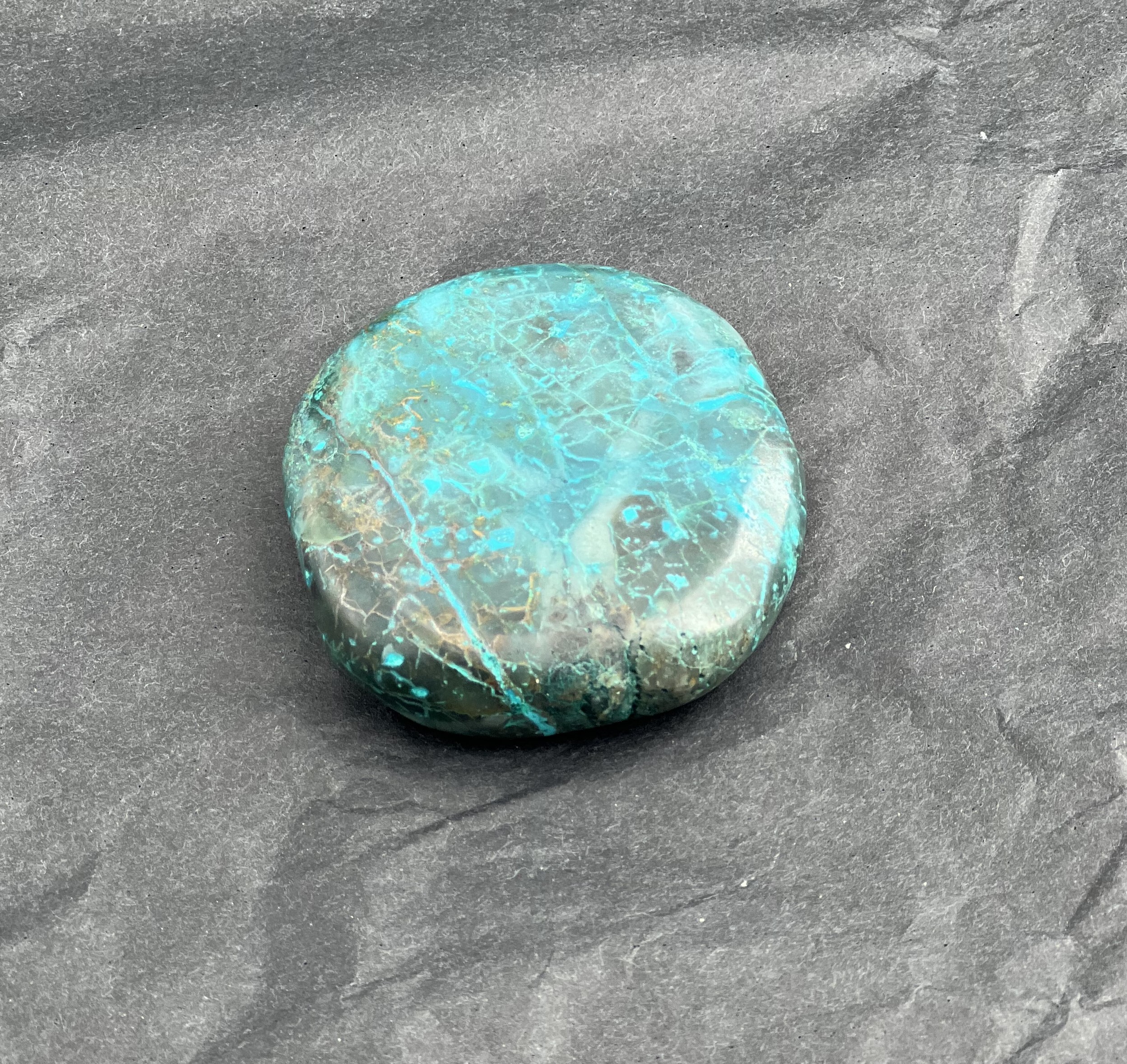 GALET CHRYSOCOLLE EXTRA 82G LES PIERRES DE KYRIA (2)