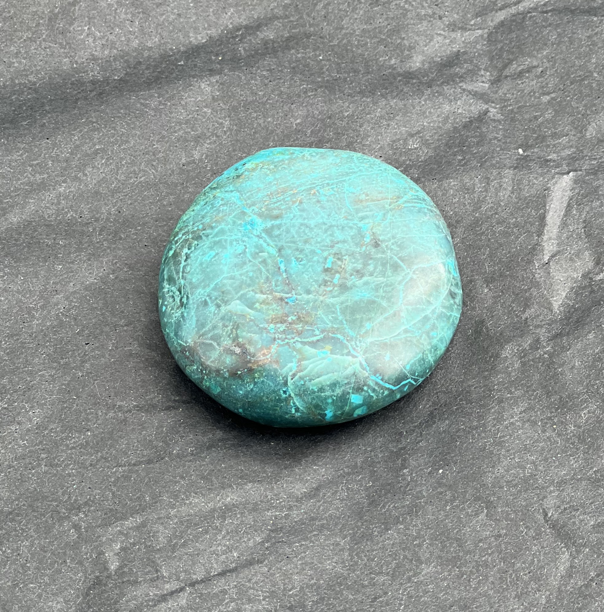 GALET CHRYSOCOLLE EXTRA 77G LES PIERRES DE KYRIA (2)