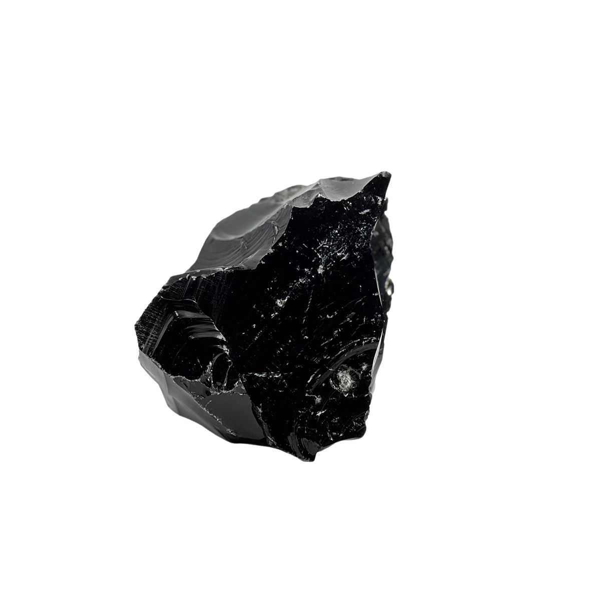 BLOC OBSIDIENNE NOIRE BRUTE 539G LES PIERRES DE KYRIA (1)