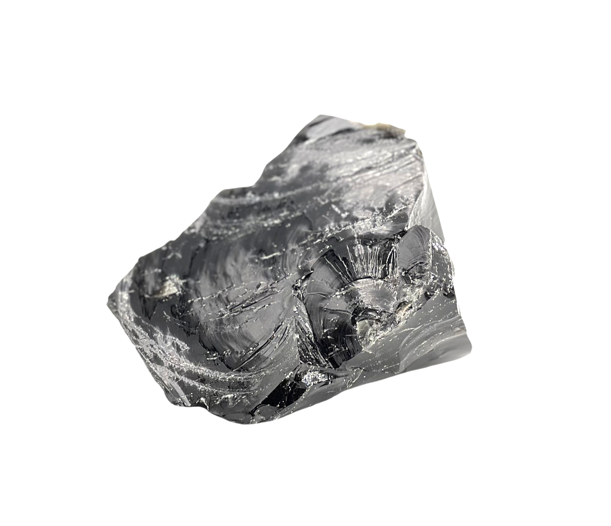 BLOC OBSIDIENNE NOIRE BRUTE 597G LES PIERRES DE KYRIA (5)
