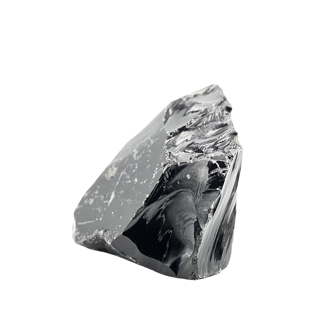 BLOC OBSIDIENNE NOIRE BRUTE 1042G LES PIERRES DE KYRIA (3)