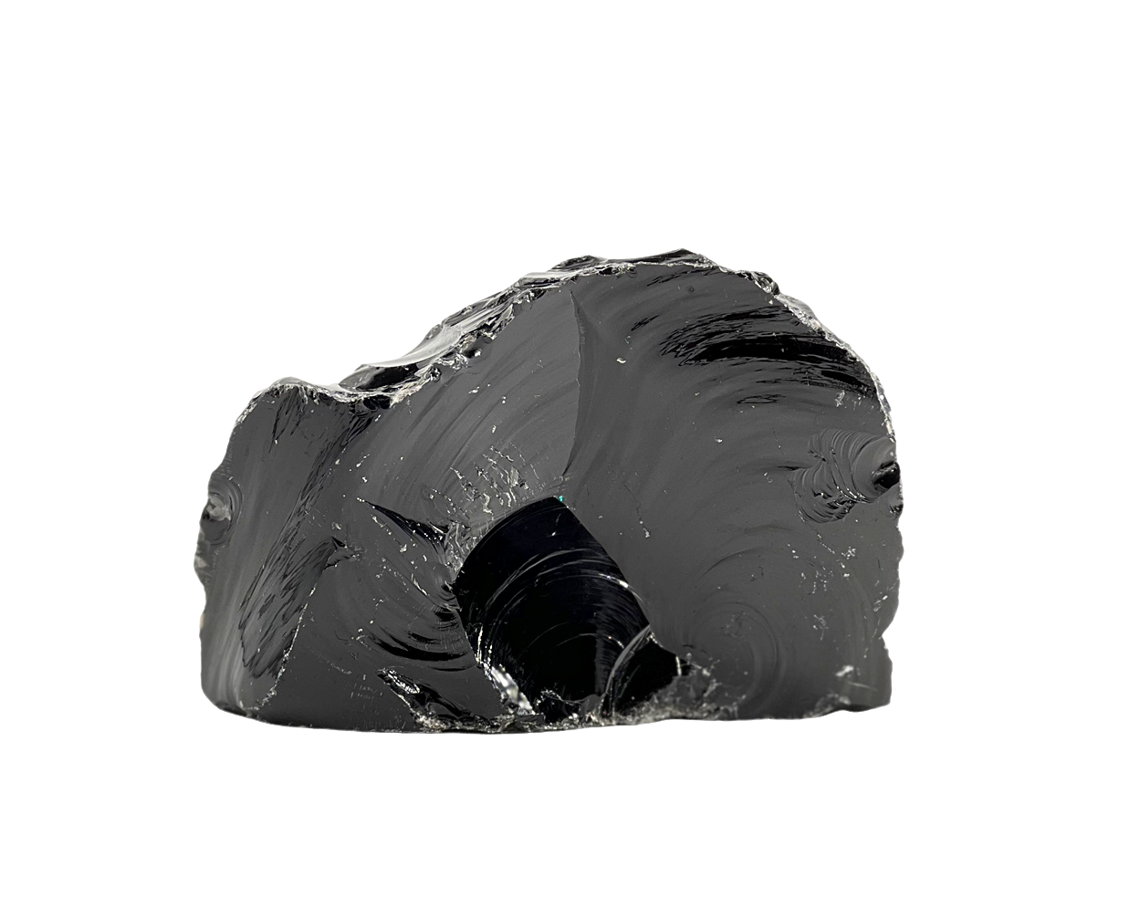 BLOC OBSIDIENNE NOIRE BRUTE 1042G LES PIERRES DE KYRIA (4)
