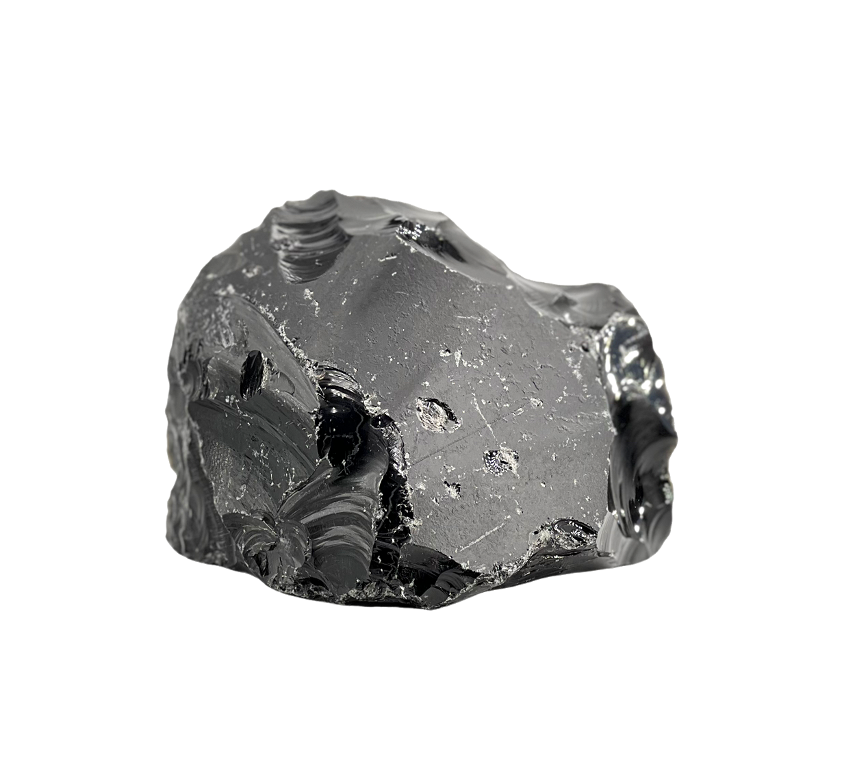 BLOC OBSIDIENNE NOIRE BRUTE 1042G LES PIERRES DE KYRIA (2)
