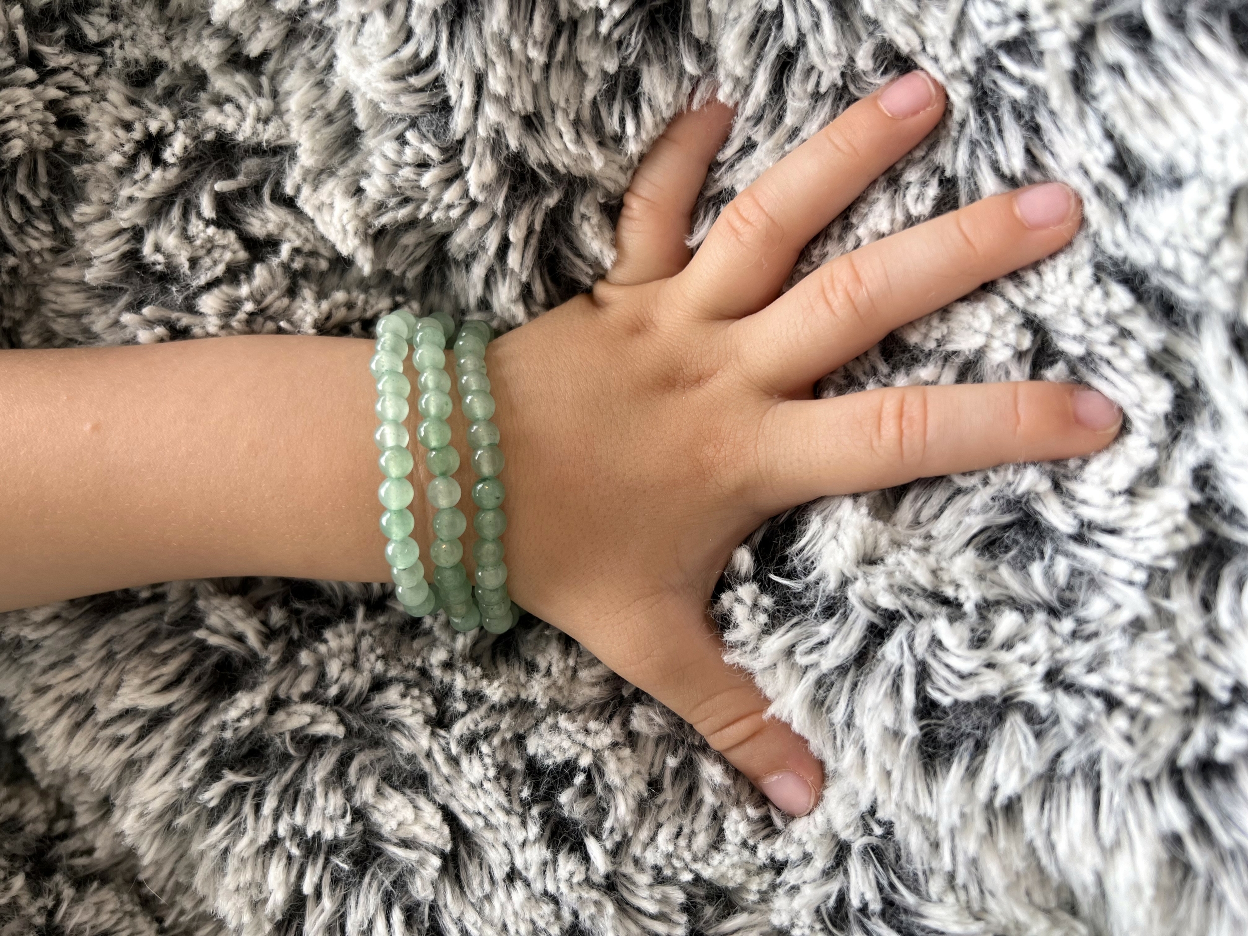 BRACELET ENFANT AVENTURINE VERTE 4MM LES PIERRES DE KYRIA (2)