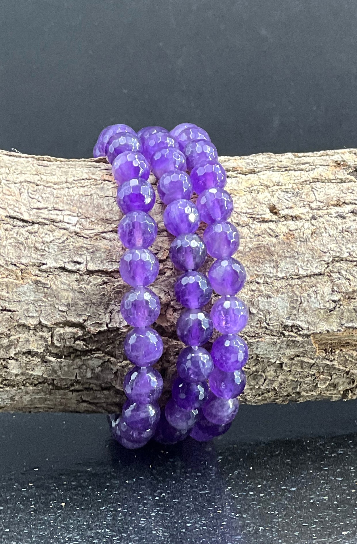 BRACELET AMETHYSTE FACETTE 8MM LES PIERRES DE KYRIA (6)