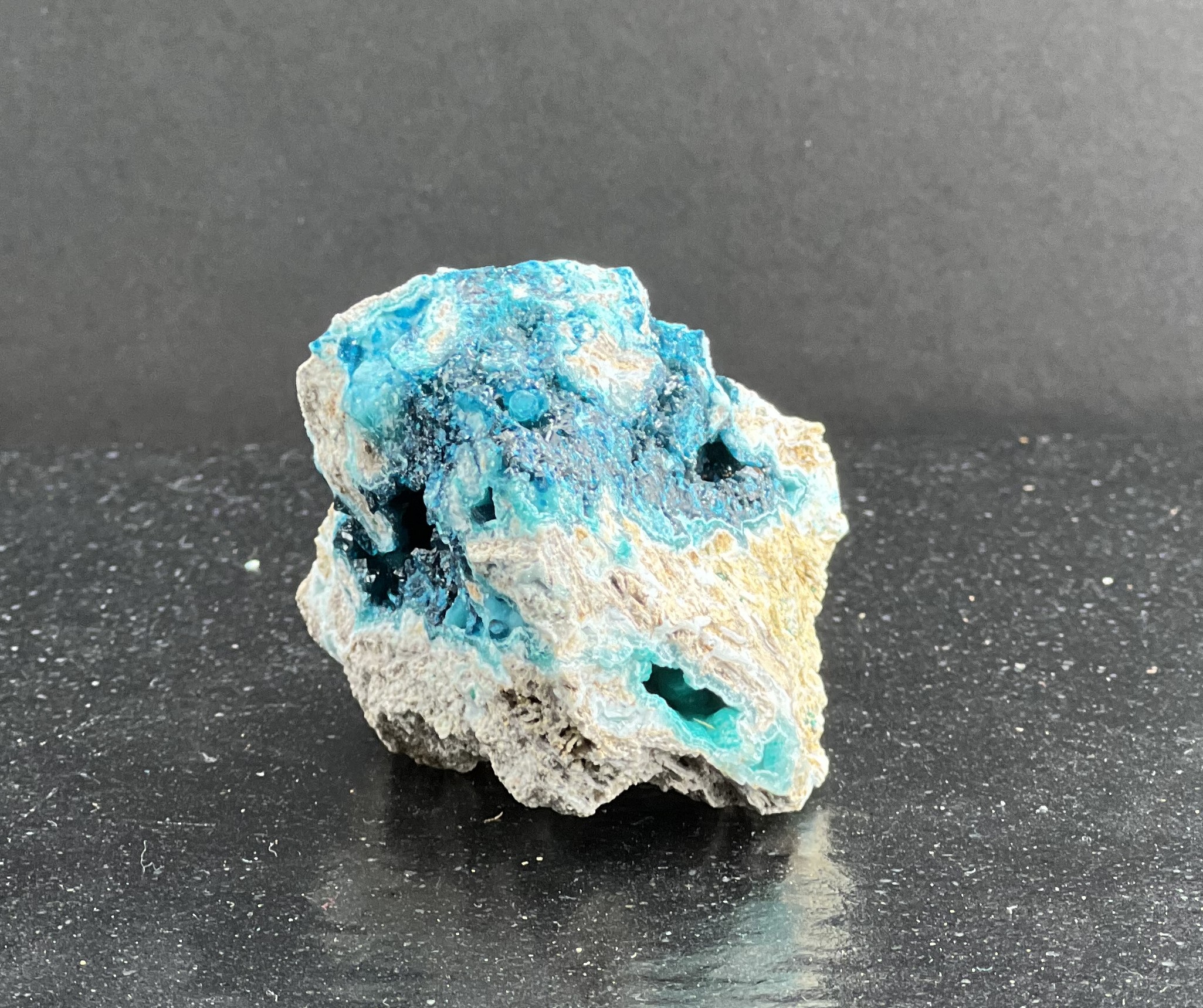VESZELYITE HEMIMORPHITE BLEUE COLLECTION LES PIERRES DE KYRIA (4)
