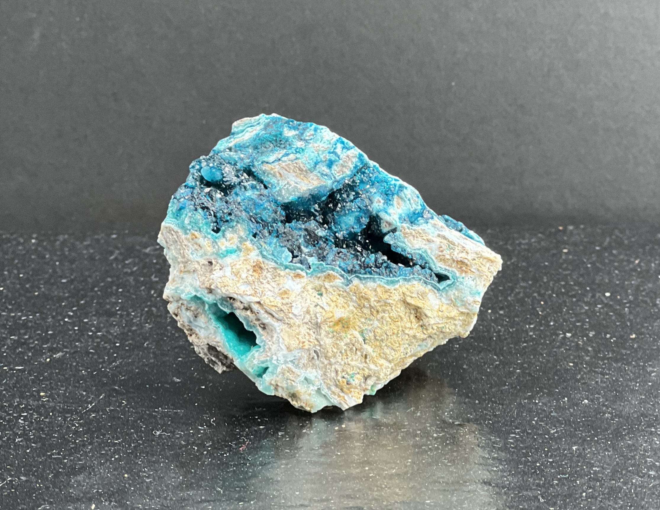 VESZELYITE HEMIMORPHITE BLEUE COLLECTION LES PIERRES DE KYRIA (1)