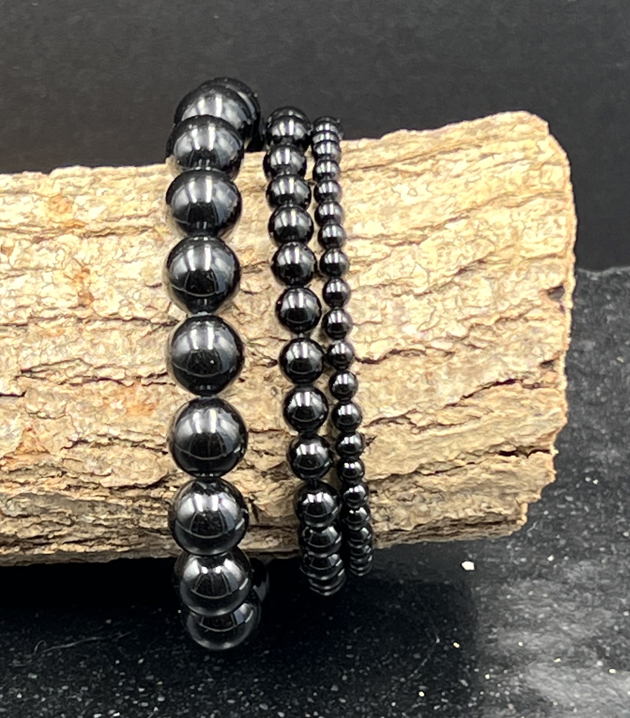 BRACELET TOURMALINE NOIRE 4MM LES PIERRES DE KYRIA (1)