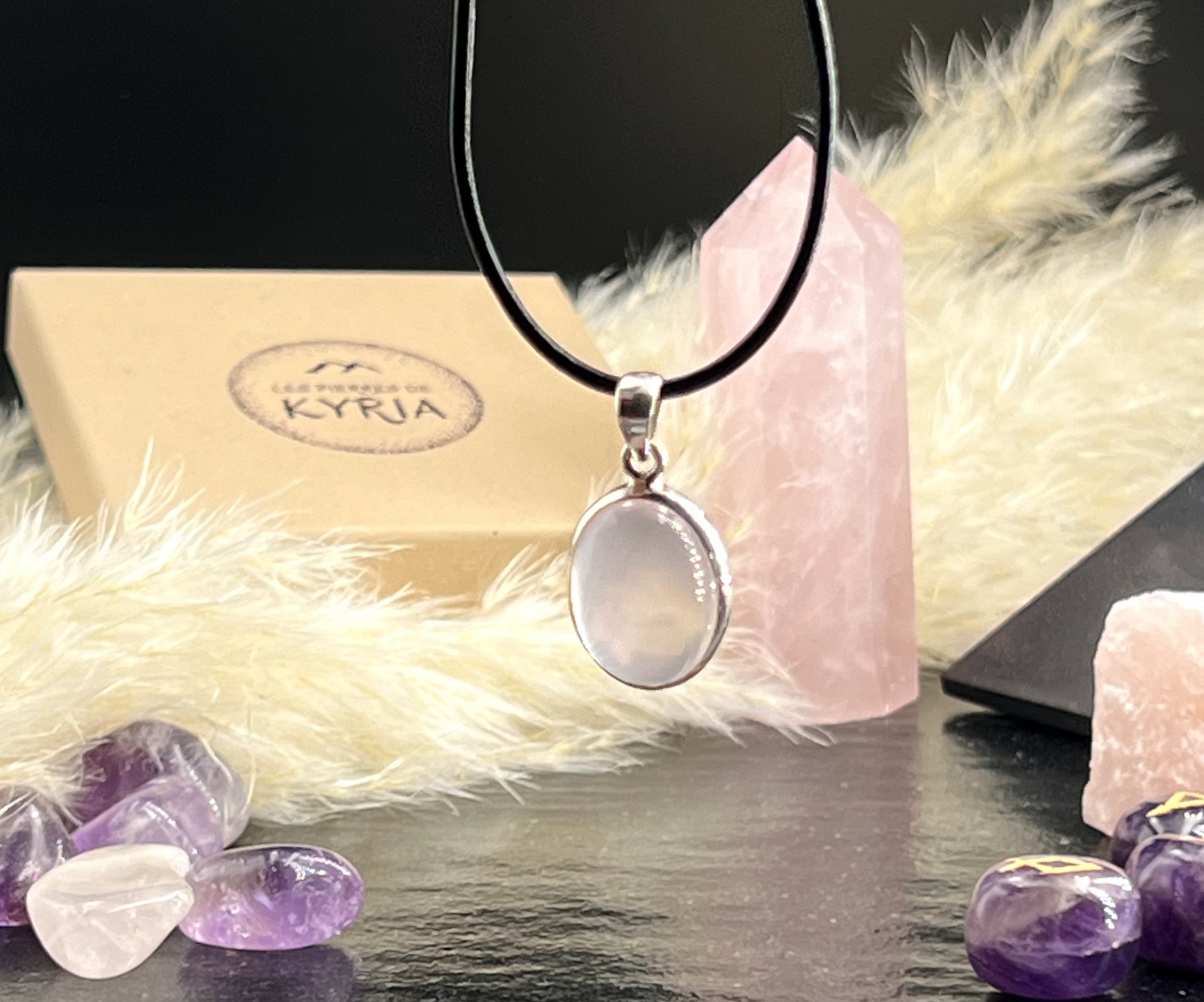 PENDENTIF QUARTZ ROSE LES PIERRES DE KYRIA (3)