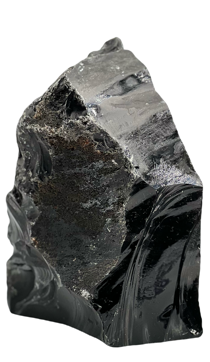 OBSIDIENNE UNE FACE POLIE LES PIERRES DE KYRIA (4)