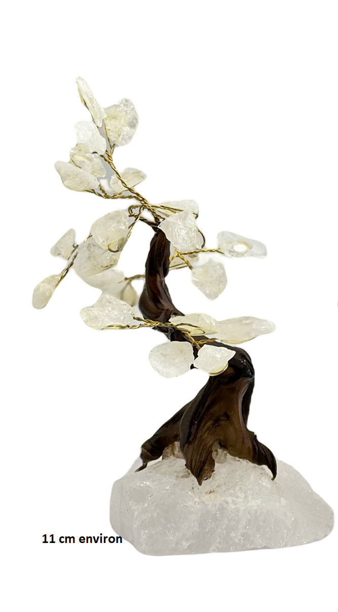 BONSAI CRISTAL DE ROCHE QUARTZ LES PIERRES DE KYRIA 11cm