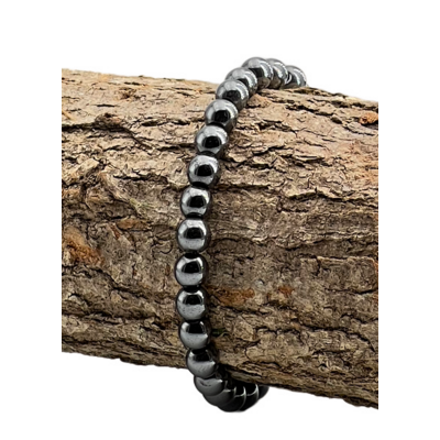 BRACELET HEMATITE 6MM LES PIERRES DE KYRIA (1)