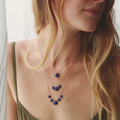 COLLIER LAPIS LAZULI LES PIERRES DE KYRIA 2
