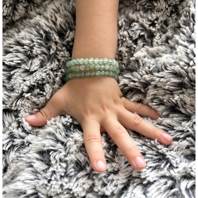 BRACELET ENFANT AVENTURINE VERTE 4MM LES PIERRES DE KYRIA (1)