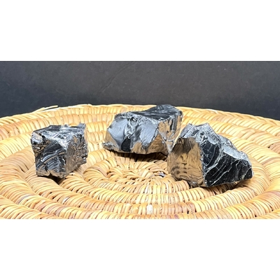 SHUNGITE ELITE ARGENTEE CRISTALISEE LES PIERRES DE KYRIA (1)