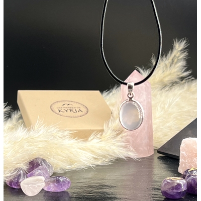 PENDENTIF QUARTZ ROSE LES PIERRES DE KYRIA (4)