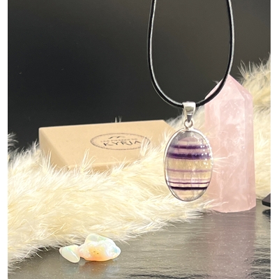 PENDENTIF FLUORITE FLUORINE LES PIERRES DE KYRIA (2)