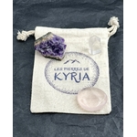 POCHON DE KYRIA AMETHYSTE POINTE CRISTAL DE ROCHE QUARTZ ROSE LES PIERRES DE KYRIA (1)