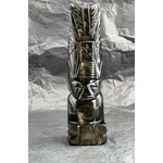 STATUE AZTEQUE OBSIDIENNE DOREE LES PIERRES DE KYRIA (1)