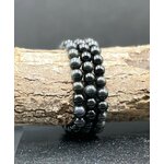 BRACELET OBSIDIENNE OEIL CELESTE 8MM LES PIERRES DE KYRIA (2)