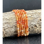 BRACELET CORNALINE FACETTE 4MM LES PIERRES DE KYRIA (3)