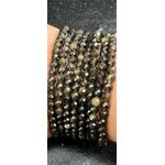 BRACELET OBSIDIENNE DOREE FACETTE 4MM LES PIERRES DE KYRIA (2)