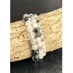BRACELET QUARTZ AVEC INCLUSION TOURMALINE NOIRE 4MM LES PIERRES DE KYRIA (1)