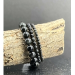 BRACELET OBSIDIENNE OEIL CELESTE 6MM LES PIERRES DE KYRIA (2)