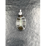 PENDENTIF VIERGE OBSIDIENNE OEIL CELESTE ARC EN CIEL LES PIERRES DE KYRIA (1)