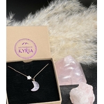 COLLIER CROISSANT DE LUNE QUARTZ ROSE LES PIERRES DE KYRIA (6)