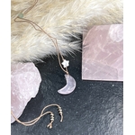 COLLIER CROISSANT DE LUNE QUARTZ ROSE LES PIERRES DE KYRIA (3)