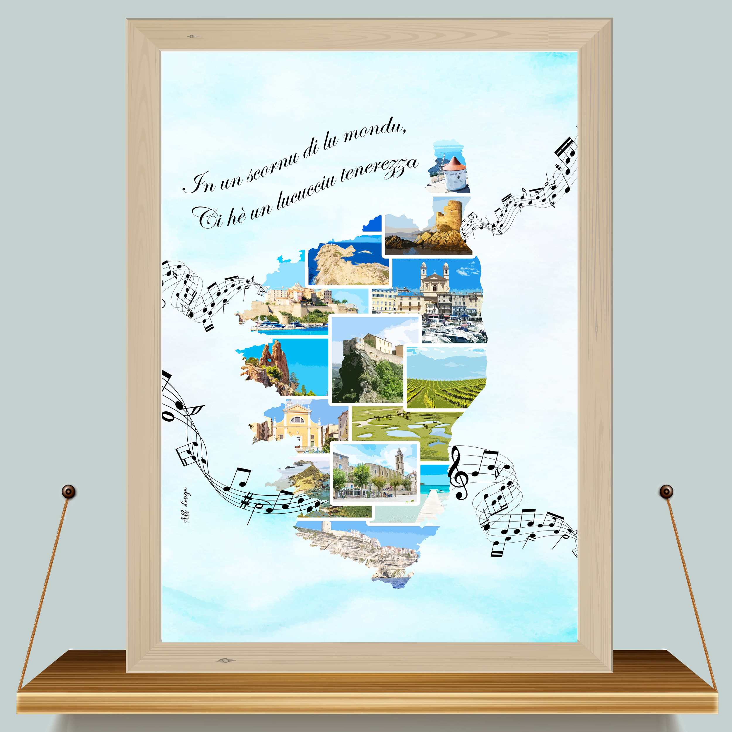 présentation affiche pele-mele villes corse