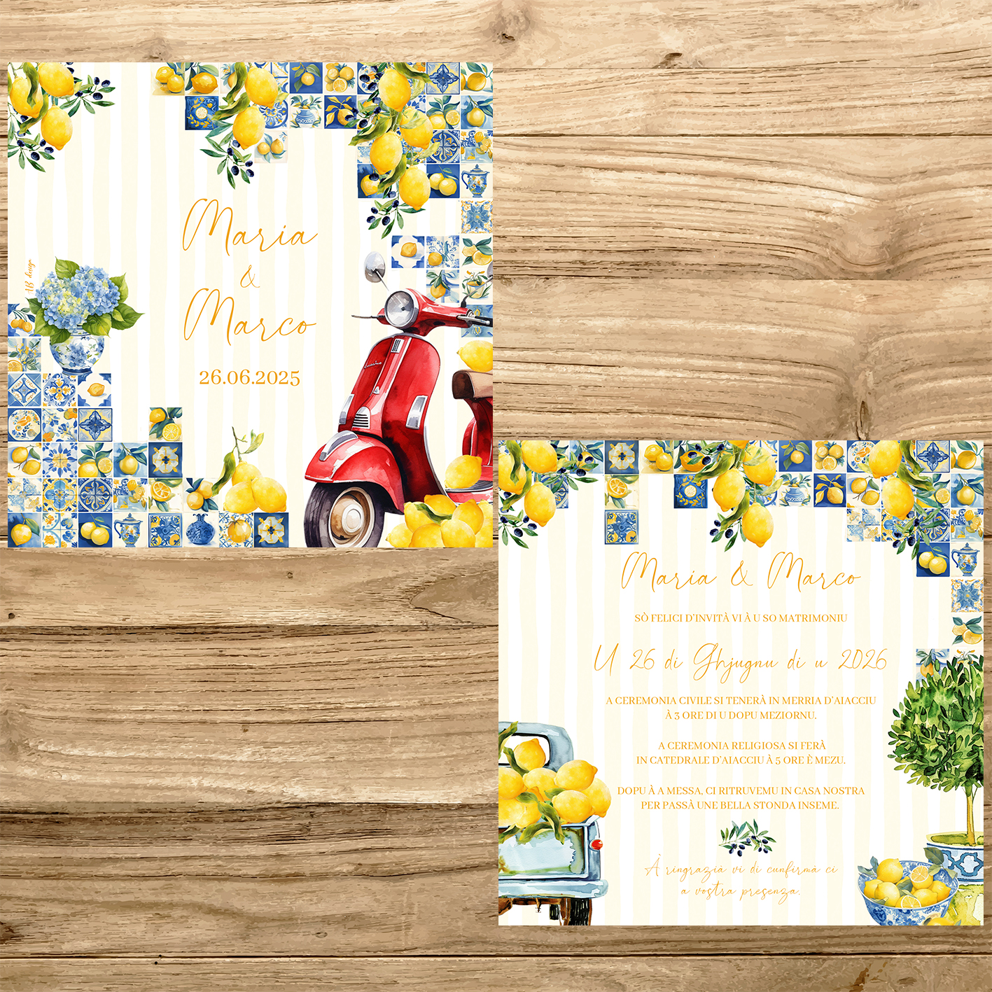 présentation FP mariage italie colce vita citrons + olivier + carreaux ciment