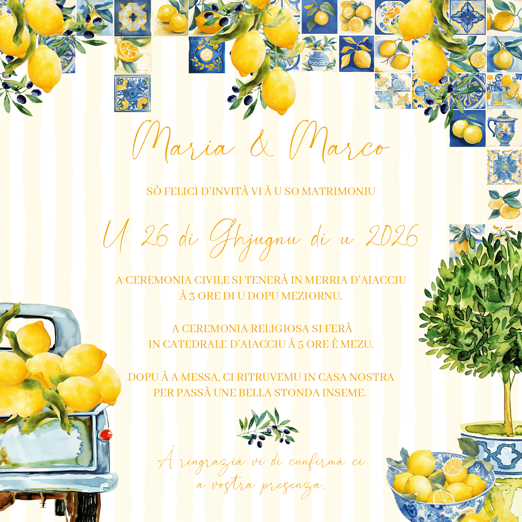 FP mariage italie colce vita citrons + olivier + carreaux ciment verso
