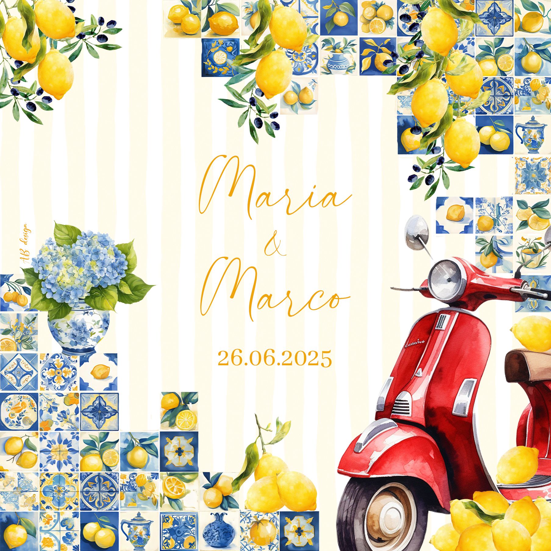 FP mariage italie colce vita citrons + olivier + carreaux ciment recto