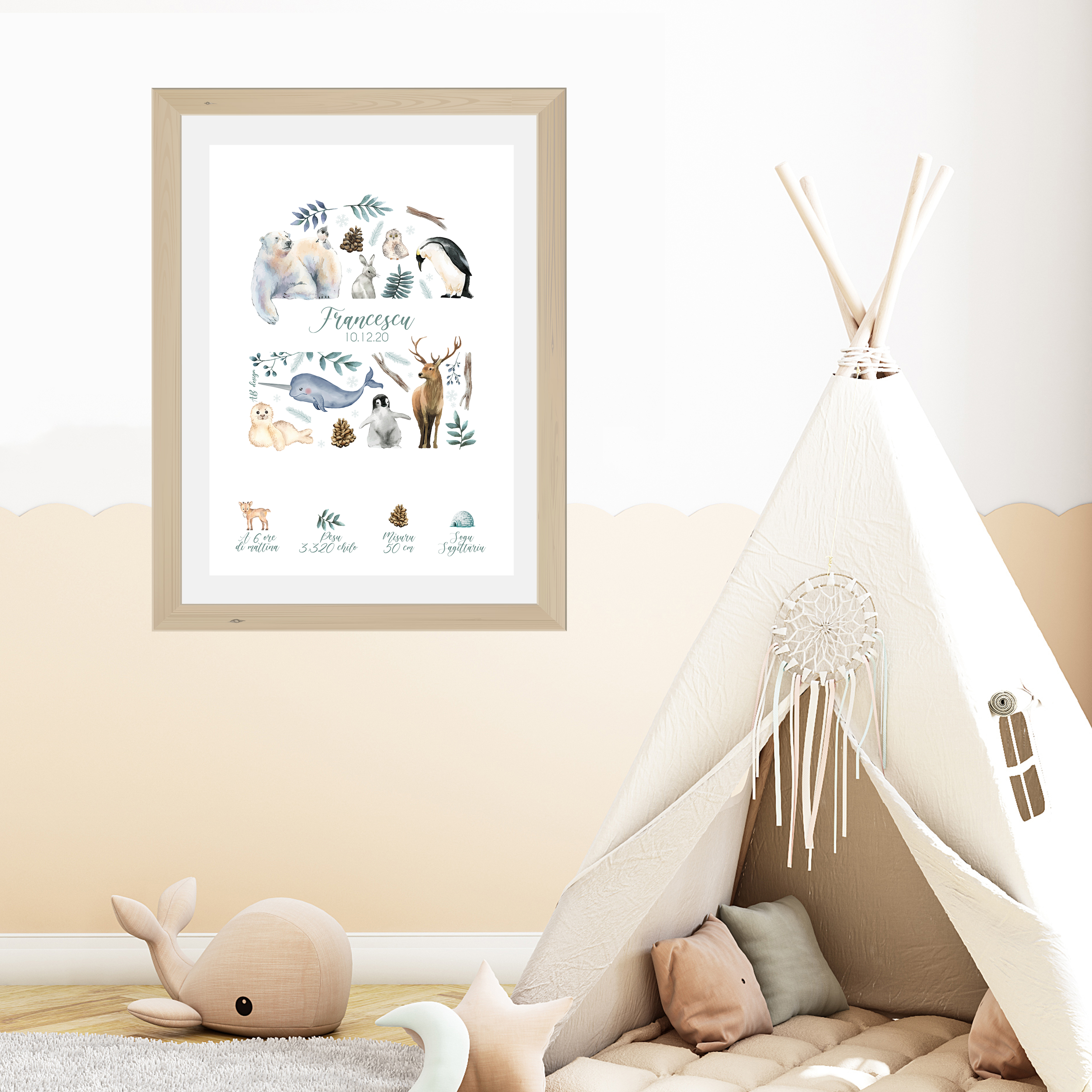 présentation affiche naissance animaux polaires