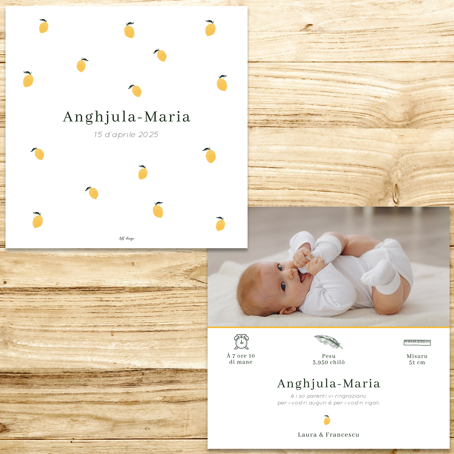 présentation FP naissance petits citrons