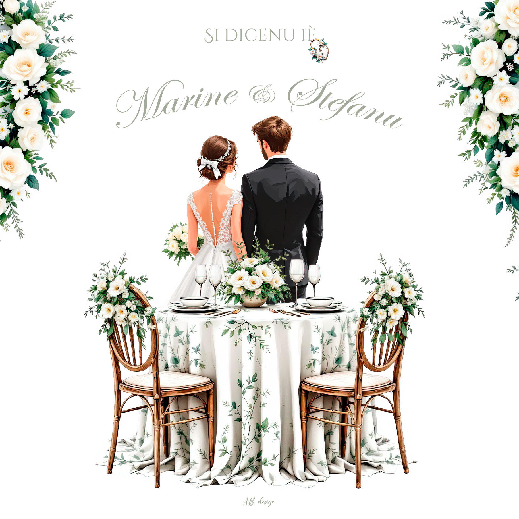 FP mariage table dhonneur + mariés recto