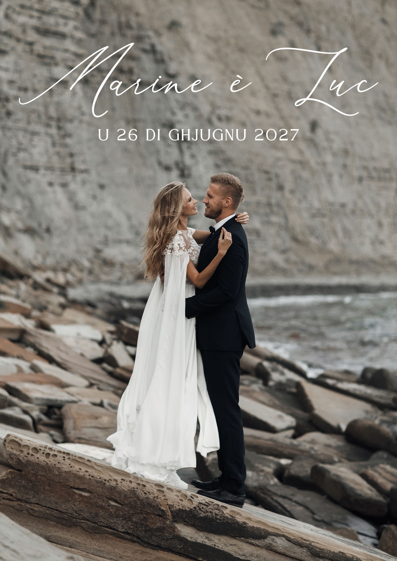 FP mariage photo couple mariés 12,5x17,8 recto