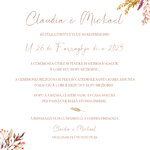 FP mariage fleurs séchées forme ronde verso