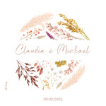 FP mariage fleurs séchées forme ronde recto