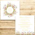 présentation fp mariage fleurs sauvages colorées