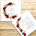 présentation fp mariage couronne roses rouges