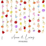 fp mariage rideau fleurs suspendues recto