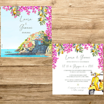 présentation FP mariage italie bougainvillier citrons ville colorée