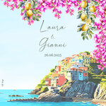 FP mariage italie bougainvillier citrons ville colorée recto